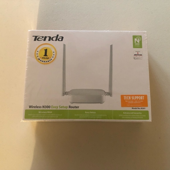 Tenda Wireless N300 Easy Setup Router - Picture 5 of 8
